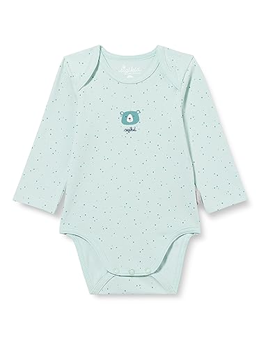 sigikid Unisex Baby Langarm aus Bio-Baumwolle für Neugeborene Mädchen & Jungen in den Größen 50 bis 68 Unterwäsche Body für Babys, grün, 62