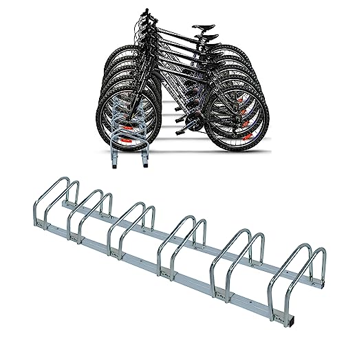 YINGXI Fahrradständer, Mehrfachständer Für Boden- und Wandmontage, ca. 160 x 32 x 26 cm, Für 5 Fahrräder