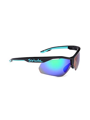 Spiuk Ventix-K Brille für Erwachsene, Unisex, Schwarz/Türkis, Standard