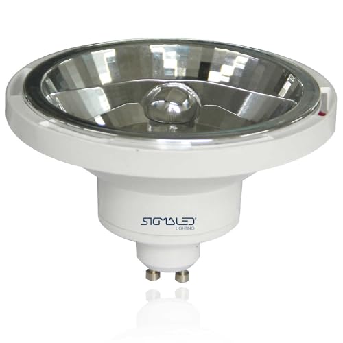SIGMALED LIGHTING - LED-Spot AR111 GU10-Sockel - 14 W (entspricht 110 W Halogen-Spot) - Warmweißes LED-Licht (3000 K) - 230V AC - 1000 Lumen - AR111 LED-Leuchtmittel für Innenräume