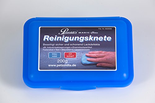Petzoldt's Profi-Reinigungsknete Magic-Clean, Blau, 200 Gramm