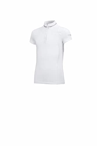 Pikeur LIVIYA Kinder und Jugendliche Turniershirt White Sportswear Collection FS 2022, Größe:116