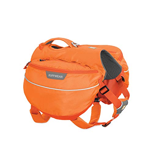 Ruffwear Wander-Rucksack für Hunde, Sehr kleine Hunderassen, Größenverstellbar, Größe: XS, Orange (Orange Poppy), Approach Pack, 50102-801S1