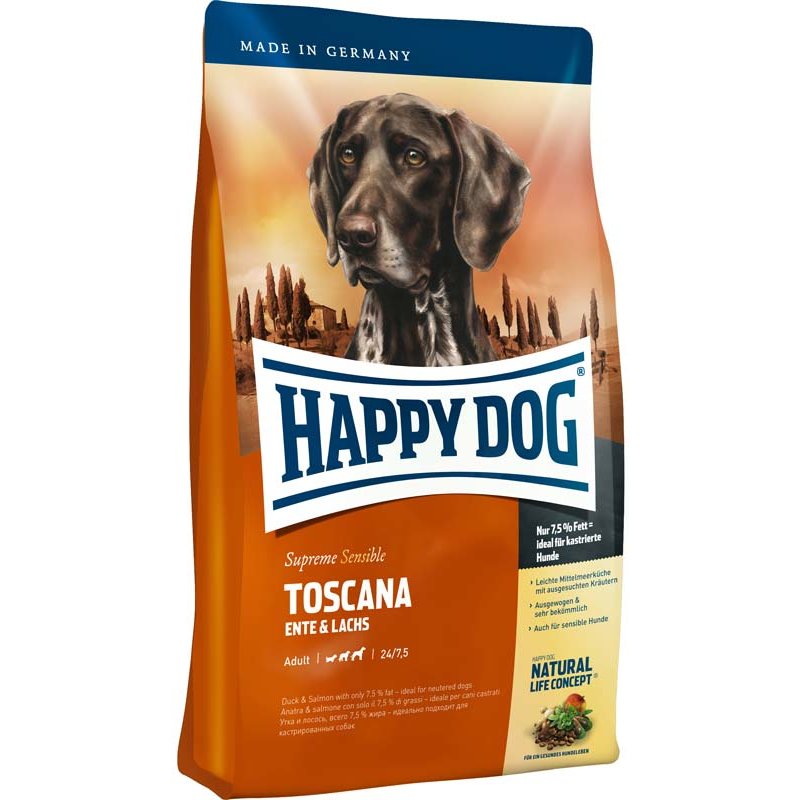 Happy Dog Supreme Sensible Toscana - Sparpaket 2 x 12,5 kg (4,00 &euro; pro 1 kg)