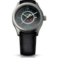 Traser H3 Silber P59 Aurora GMT Watch | Leder Watch Band