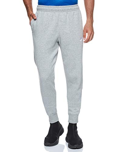 Nike Herren M NSW Club JGGR BB Sport Trousers, dk Grey Heather/Matte Silver/(White), XL