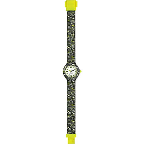 Hip Hop Unisex Analoger Quarz Uhr mit Silicone Armband HWU0900