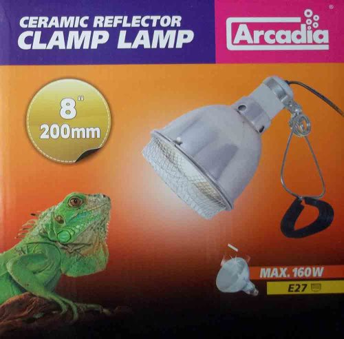 Ardacia ARM160X Reflektor- Klemmleuchte Lampe, 20 cm