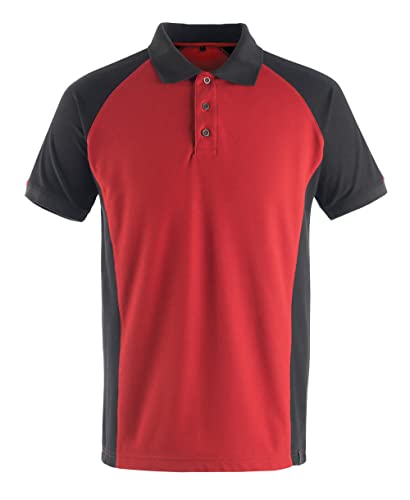 Mascot Polo-Shirt "Bottrop", 1 Stück, S, rot / schwarz, 84-50569961-0209-M