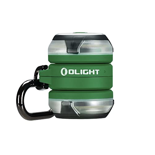 OLIGHT GOBER Kit | LED-Signal- und Sicherheitsbeleuchtung ideal für Haustiere und Gegenstände mit einer Reichweite von 100 m | kompatibel mit MOLLE- und AirTag-System | USB-C-Aufladung | (grün)