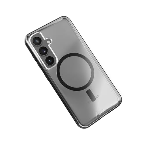 Mous - Durchsichtig Hülle für Samsung Galaxy S24 Plus - Clarity 2.0 - Handyhülle S24 Plus MagSafe-Kompatibel Case - Transparent Kristallklares und Schlankes Design Case - Schutzhuelle