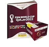 Panini FIFA World Cup Qatar 2022 Offizielle Stickerserie (1x Softcover Album + 1x 100er Display)