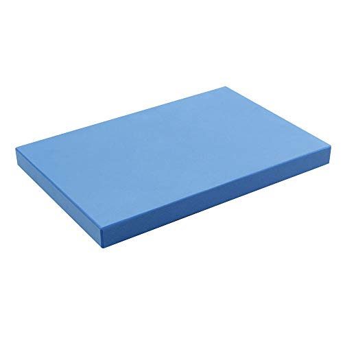 Yoga-Mad Half Yoga Block-Eva Foam, blau, 305 x 205 x 25 mm