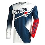 O'NEAL Element Racewear FR Jersey Trikot lang blau/weiß/rot 2023 Oneal: Größe: L (52/54)