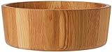 Continenta 4136 Oak Wood Salatschüssel aus Eichenholz, Holz, Hellbraun