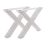 Bentatec 2 Stück Tischgestell X100/100 (Weiß)
