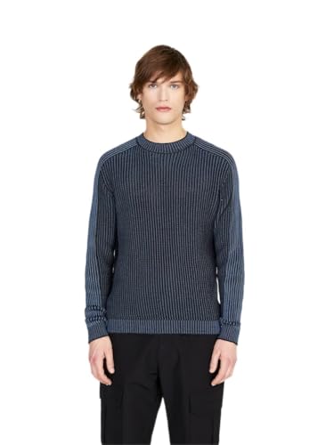 Sisley Men's L/S 118ZS101E Sweater, Black 902, S