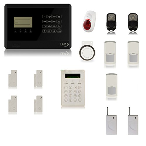 LKM Security wg-yl007 m2e + 3S + 2piR + Tast + SVTR 01 Kit M2E Alarmanlage Haus Wireless