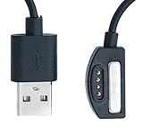 System-S USB 2.0 Kabel in Schwarz Ladestation Ladekabel für Suunto 7 Smartwatch