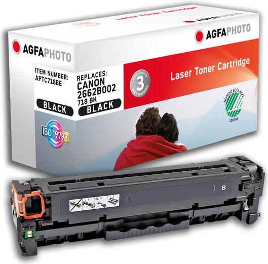 AgfaPhoto APTC718BE Remanufactured Toner 1er Pack