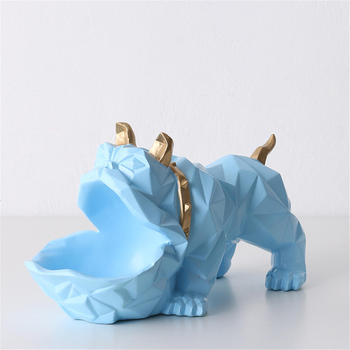Bulldogge Tierskulptur Hündchen Statue Figur Ornament Geschenk Dekorationen