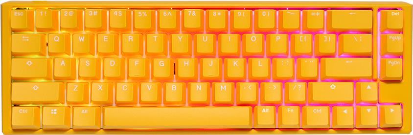 Ducky One 3 Yellow SF Gaming Tastatur, RGB LED - MX-Speed-Silver (US)