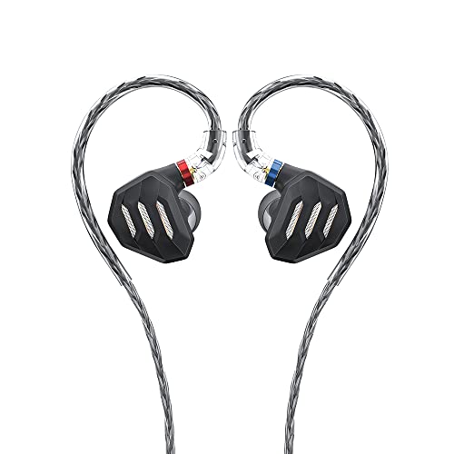 FIIO FH7S In-Ear-Kopfhörer Hochleistungs-1DD+4BA Hybrid-Technologie IEM-Ohrhörer mit 3,5/4,4 mm Stecker