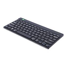 R-Go Ergonomische Tastatur Compact break - Tastatur - Multi-Device - Bluetooth - QWERTZ - US-Englisch