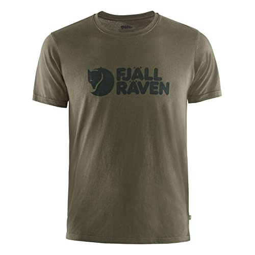 Fjällräven - Fjällräven Logo T-Shirt - T-Shirt Gr S oliv/grau