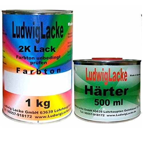 Ludwiglacke 1,5 kg Set RAL 1638 GLETSCHERBLAU 1970/1990