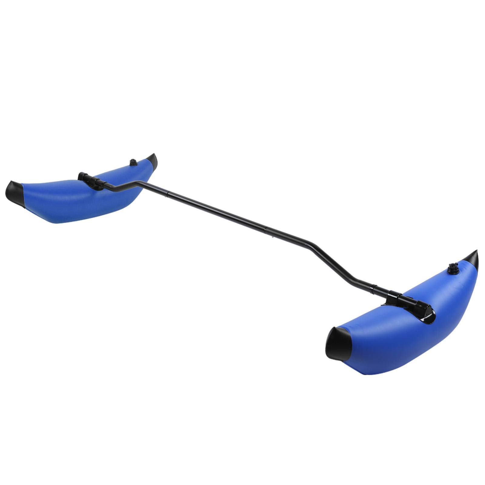 Alomejor Aufblasbarer Kajak-Stabilisator Kayak Float PVC-Kanu-Ausleger-Stabilisator-Kit Ausgleichs-Schwimmboot-Stabilisierungsstange Zubehör(Blau)