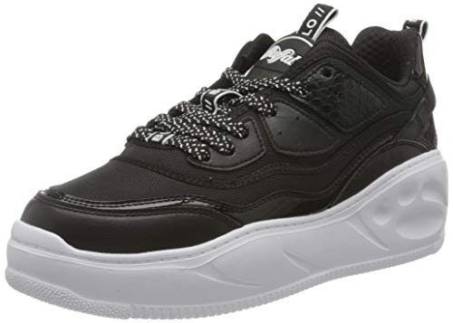 Buffalo Damen Flat CPX Sneaker, Black, 40 EU
