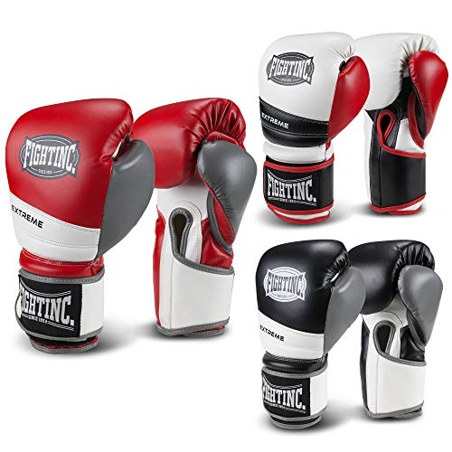 Fightinc. Boxhandschuhe Extreme rot/weiß (601) 12 Oz