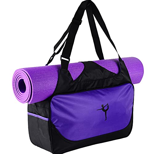 Reisetasche, Reisetasche, für große Matte, Sporttasche, Tasche, violett