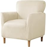 MOBTOR Samt-Sessel-Sofa-Schonbezüge, Stretch-Bankettstuhl-Bezüge, abnehmbare Eimer-Sofa-Couch-Kissenbezüge, Schonbezüge für Wohnzimmer, Heimdekoration, Möbelschutz