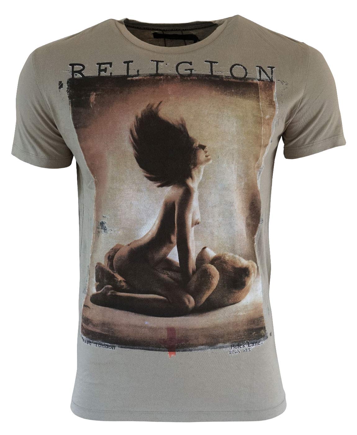 Religion Herren T-Shirt Love Teddy (L, Flint)
