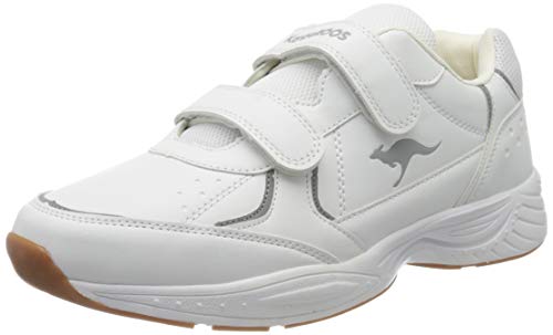 KangaROOS Unisex-Erwachsene K-Lex V Sneaker, Weiß (White/Steel Grey 0011), 36 EU