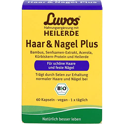Luvos Heilerde Bio Haar & Nagel Plus Kapseln, 60.0 St. Kapseln