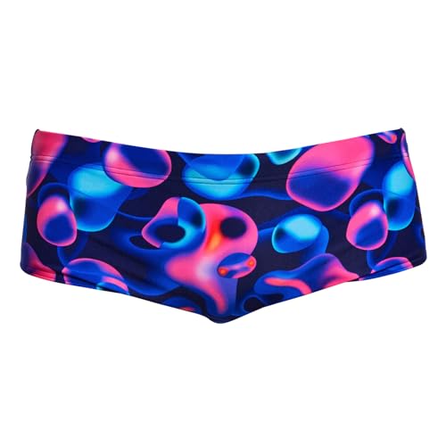 FUNKY TRUNKS Herren Badehose Schwimmhose Swimwear Trunks Liquid Lights, Farbe:Mehrfarbig, Artikel:-Liquid Lights, Größe:L