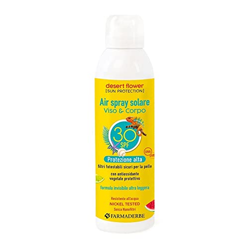 Farmaderbe Desert Flower Air Sonnenspray für Gesicht und Körper, SPF30, 150 ml