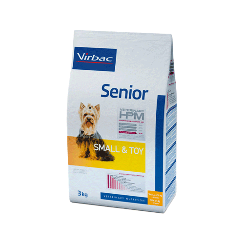 Virbac HPM Hundefutter für ältere Hunde, Small & Toy, Nahrung für Hunde bis 7 kg