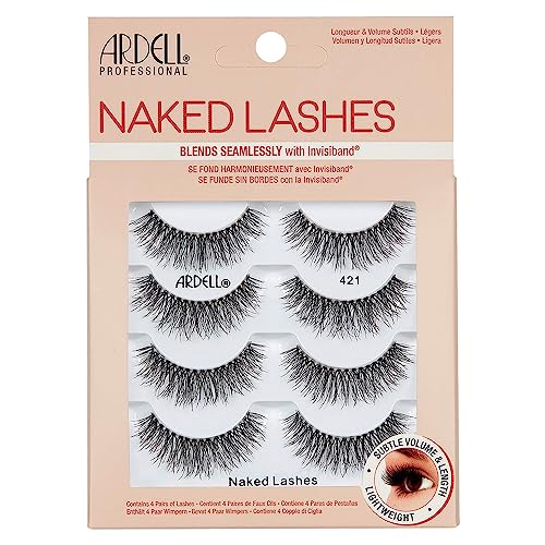 Ardell Naked Lashes Multipack - 4 Paar künstliche Wimpern (Style 421)