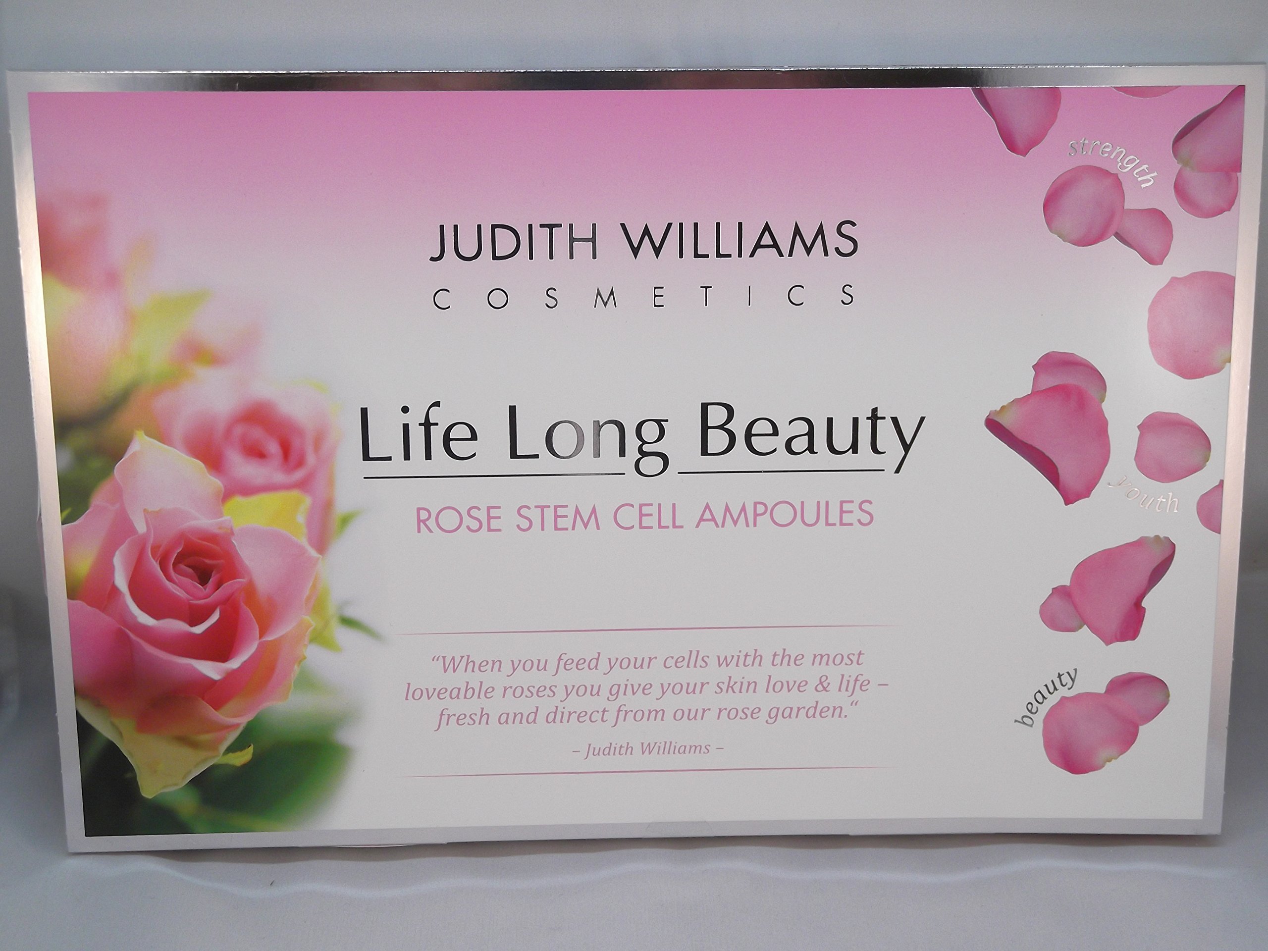 Judith Williams Life Long Beauty Rose Stem Cell Ampoules 28x2ml