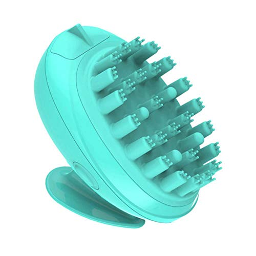 UKKD Shampoobürste 2 Stück Haar Skalch Massager Elektrische Pinsel Skalch Pinsel Haarwäsche Für Duschen Wiederaufladbare Kopf Massager Stress Entspannen