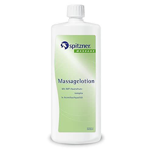 Spitzner Massagelotion Classic (1000 ml) – entspannende Wellnesslotion mit IMP-Komplex für geschützte Haut, ohne Konservierungsstoffe