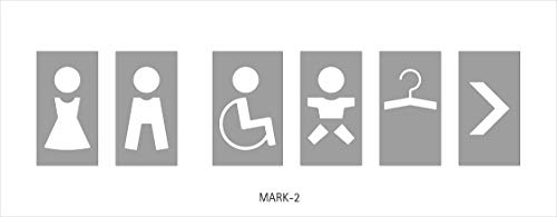 Keilbach Designprodukte 43023 Keilbach, Piktogramm mark-2/picto-2.handicap, Symbol Behinderung, Edelstahl, Mehrfarbig, One Size