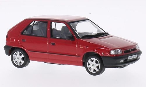 Skoda Felicia 1.3 GLXi, rot, 1994, Modellauto, Fertigmodell, Abrex 1:43