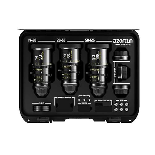Pictor Zoom 3-Lens Kit (14-30/20-55/50-125 T2.8) Black