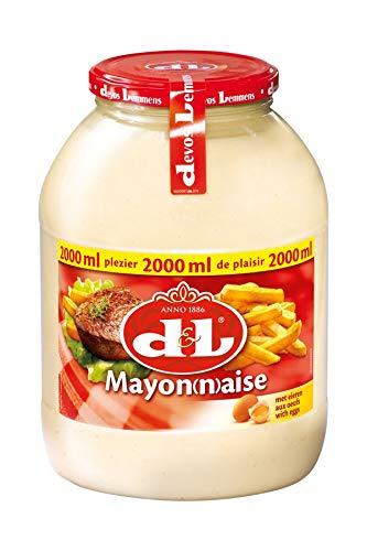 D&L Belgische Gourmet - Mayonnaise mit Ei - PET, 4er Pack (4 x 1.89 kg)