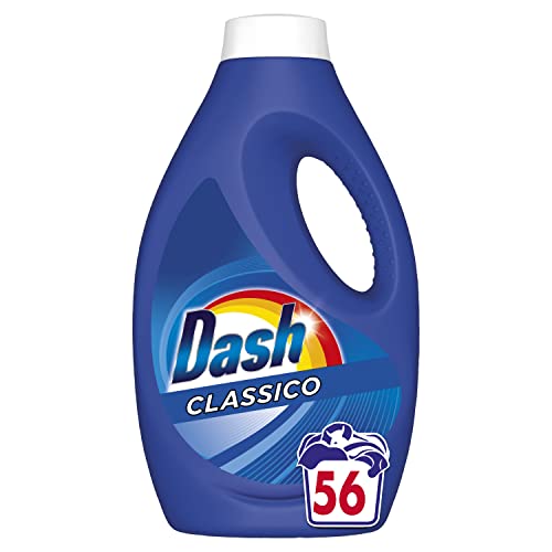 Dash Flüssigwaschmittel, 56 Wäschen, klassisch, gegen Flecken bei jeder Wäsche